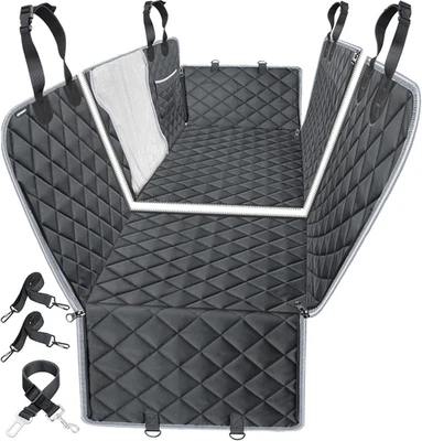 URPOWER 6-In-1 Dog Car Seat Cover for Back Seat, Waterproof Dog Car Hammock with - Image 1 of 4