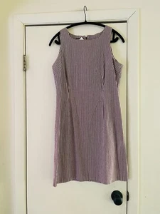 VTG 90s Esprit Red Gingham Preppy Tennis Prep Sleeveless Mini SunDress S/M - Picture 1 of 11