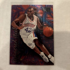 JERRY STACKHOUSE 1995-96 FLEER METAL TEMPERED STEEL #9 ROOKIE SIXERS - Picture 1 of 2