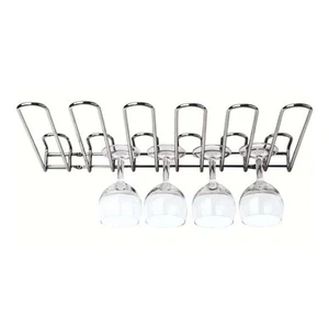 Paderno Steel Wall Mounting Glass Rack 45x31.6x5.5cm - Picture 1 of 6