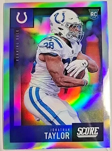 2020 Jonathon Taylor Rookie SILVER Panini Chronicles Score Prizm Football #447 - Bild 1 von 2