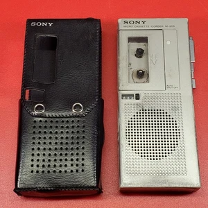 SONY M-203 Handheld Micro Cassette-Corder, With Case For Parts or Repair - Picture 1 of 14