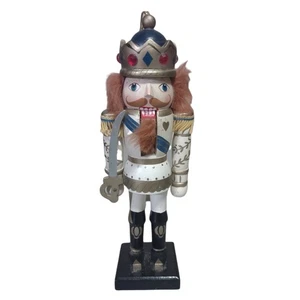 Vintage American Greetings Schiaccianoci Stand Up Ornamento 8"L - Foto 1 di 3
