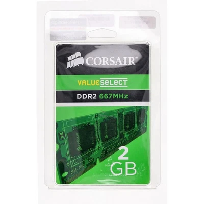Corsair VS2GSD667D2  2GB DDR2 667MHz SODIMM 200 Pin CL5 1.8V Laptop RAM - New - Image 1 of 3