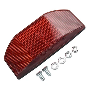 Stay Noticed with Beveled Angle Rear Tail Light Reflector for Mountain Bike - Picture 1 of 24
