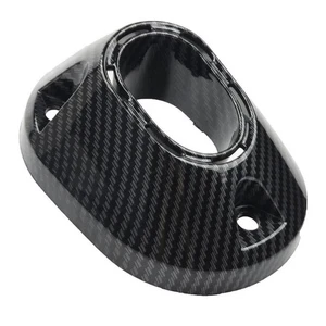 Motorcycle Exhaust Tip Cover Trim for Honda For PCX 160 Carbon Fiber Style - Picture 1 of 7