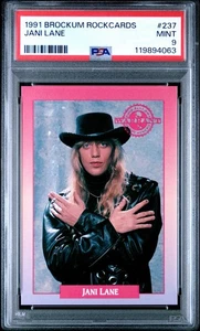 Rockum Rockcards 237 Jani Lane 1991 PSA 9 - Imagen 1 de 2