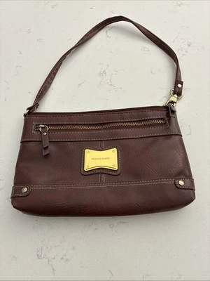 Bolso de Hombro Franco Sarto Cuero Marrón Muñequera Talla Foto 1 de 4