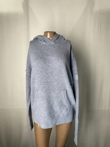 Alo Womens Hoodie Blue Size S Cashmere New Class Comfort Pull Over - Picture 1 of 8