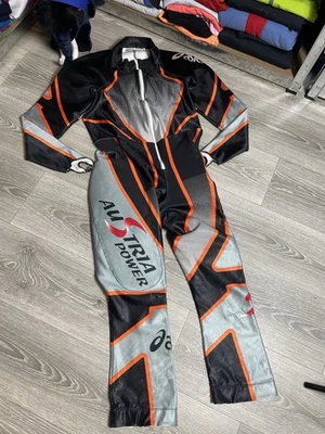 Vintage ASICS Alpine Ski Racing Suit Austria Power Men’s Size XL Rare Italy - Image 1 of 4