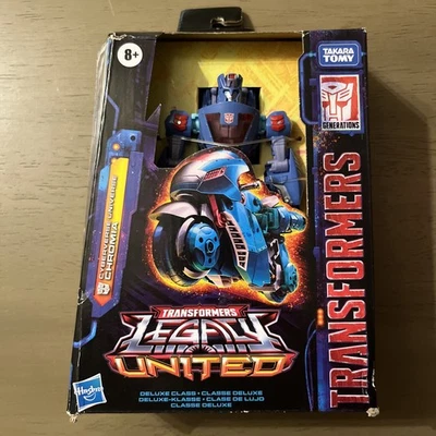Transformers Legacy United Deluxe Class Cyberverse Universe Chromia Foto 1 de 4