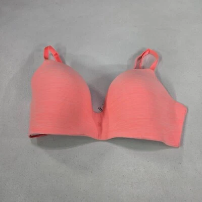 Victoria Secret Women Bra 36D Orange No Wire Lightly Lined Convertible READ - Image 1 of 4