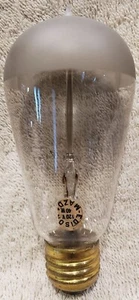 EARLY ANTIQUE EDISON MAZDA LIGHT BULB WITH STICKER 5" - Picture 1 of 5