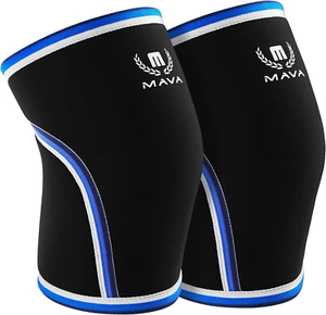 Knee Sleeves Weightlifting Men & Women, 7Mm Neoprene Knee Sleeves for Women and - Picture 1 of 8