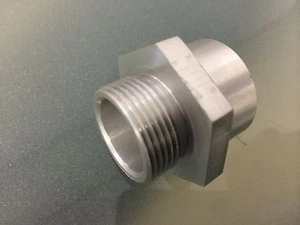 Adaptador de pin y manga P&S PSAD2050 20A 3,4W 1/2" de montaje liquidita aluminio - Imagen 1 de 5