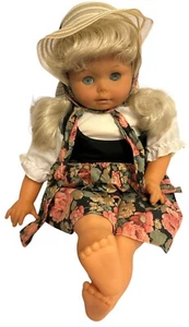 Vintage Puppe Vinyl Original Kleidung Made In Italy 22" Lesen! - Bild 1 von 10