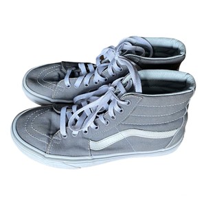 gray high top vans