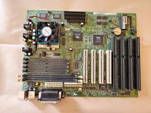 FIC PA-2011 Socket 7 motherboard + CPU + RAM - Picture 1 of 5