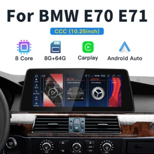 10.25" Apple Carplay Android Auto Screen Navigation Multimedia for BMW E60 E61 - Picture 1 of 13