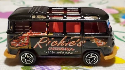 Mattel Matchbox Volkswagon Richie's Transporter Van 1998 negro Foto 1 de 4