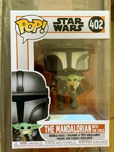 Star Wars - Mandalorian with the Child Jetpack Flying Pop! Vinyl Figure #402 - Picture 1 of 5