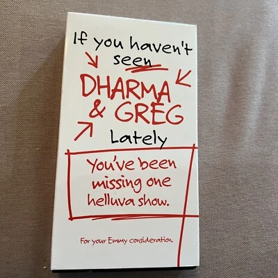 RARE Dharma & Greg Comedy Central Emmy Consideration Academy VHS PROMO - Image 1 of 4