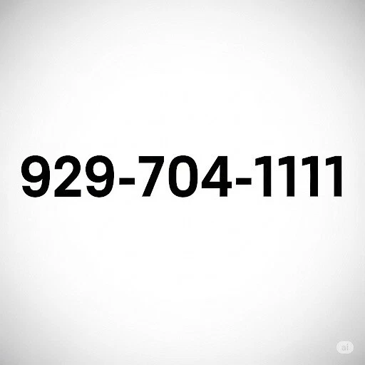 929-704-1111 Easy Vanity phone number NYC  - Image 1 of 1
