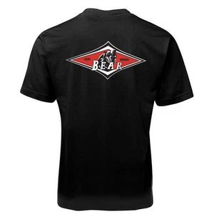New Black Big Wednesday Bear Surfboards T Shirt 100% Cotton Size S - 12/13XL - Picture 1 of 21
