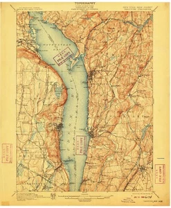 Tarrytown, NY - 1902 Topographic Map Reproduction (13"x19") - Picture 1 of 1