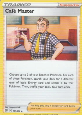 Cafe Master Trainer 133/172 Pokemon Brilliant Stars - Image 1 of 2