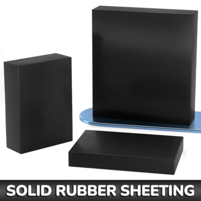 Gummiplatte Gummimatte Gummiunterlage Gummiblock Gummipad Gummi 50mm bis 400mm - Image 1 of 4
