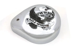 Eagle Spirit Chrome Teardrop Air Cleaner fits Harley Davidson - Picture 1 of 4
