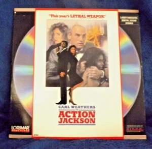 ACTION JACKSON VIDEO LASERDISC "R" 1988 96 MIN EXTENDED PLAY - Imagen 1 de 4