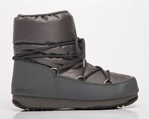 Moon Boot Low Nylon Waterproof 2 Damen Castlerock Freizeit Lifestyle Schuhe