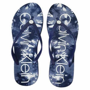 Neu mit Etikett Calvin Klein AUTHENTISCHE DUNKELBLAUE DAMEN-FLIP-FLOPS SANDALEN GRÖSSE 6 - Bild 1 von 7