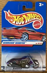 RARE! 1997 Hot Wheels SCORCHIN' SCOOTER • No. 9 of 12 • International Card - Picture 1 of 2