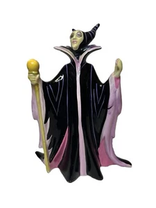 Maleficent 7.5" Disney Villain Ceramic Figurine from Sleeping Beauty Japan Rare - Picture 1 of 11