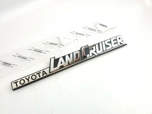 Genuine Toyota Land Cruiser Badge Emblem 1981-1990 FJ60 FJ62 BJ60 HJ60 - Bild 1 von 2