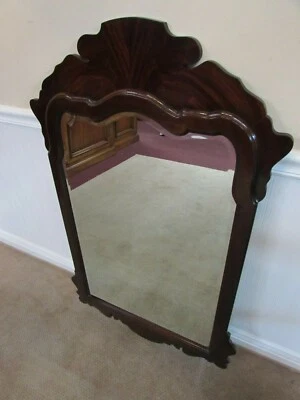 ESPEJO DE PARED DREXEL CLÁSICO SIGLO XVIII CHIPPENDALE CAOBA, ESPEJO TOCADOR Foto 1 de 4