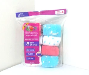 Fruit of the Loom Girls Boy Shorts Underwear - Picture 1 of 5