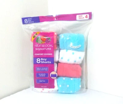 Fruit of the Loom Girls Boy Shorts Underwear - Image 1 of 4