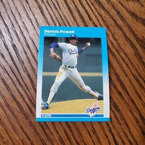 Dennis Powell 1987 Fleer #450 Los Angeles Dodgers - Picture 1 of 2