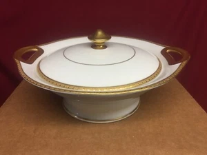 Theo. Haviland Limoges H53 Round Covered Vegetable Bowl - Bild 1 von 7
