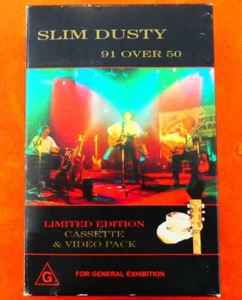 SLIM DUSTY 91 0ver 50 CASSETTE & VIDEO PACK Box Set AUSTRALIAN Country ~ HTF - Picture 1 of 6