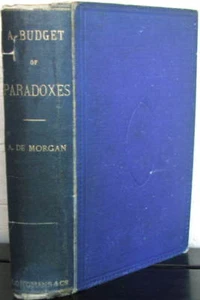 A Budget of Paradoxes. A. De Morgan, 1872 1st ed. Signed by Edward Burnett Tylor - Picture 1 of 6