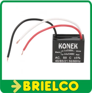 CONDENSADOR DOBLE DE ARRANQUE MOTOR VENTILADOR 1MF+1.5MF 1UF+1.5UF 450V BD4779 - Bild 1 von 1