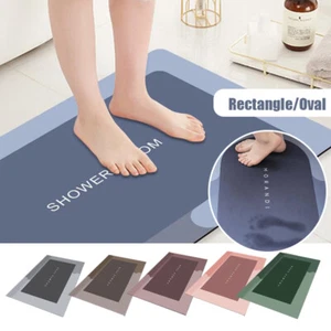 Diatom Mud Floor Mat Bathroom Water-absorbing Quick-drying Pad Non-slip Foot Pad - Picture 1 of 24