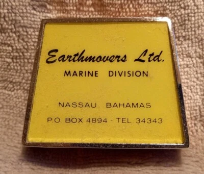 Nice Vintage Disston Porter USA Earthmovers Ltd NASSAU BAHAMAS 6ft Tape Measure - Image 1 of 4
