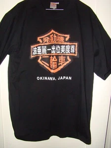 Rare 90s Harley Davidson Okinawa Japan T-Shirt XXL (Fits Like XL) XLNT Condition - Picture 1 of 4