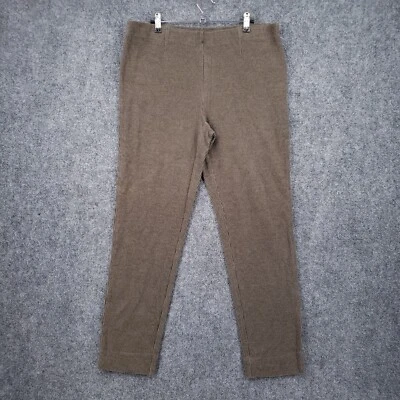 Pantalones para mujer Jill L grandes marrón ponte pierna ajustada tiro alto elástico pantalón Foto 1 de 4